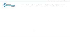 Desktop Screenshot of newcastleobesitysurgery.com.au